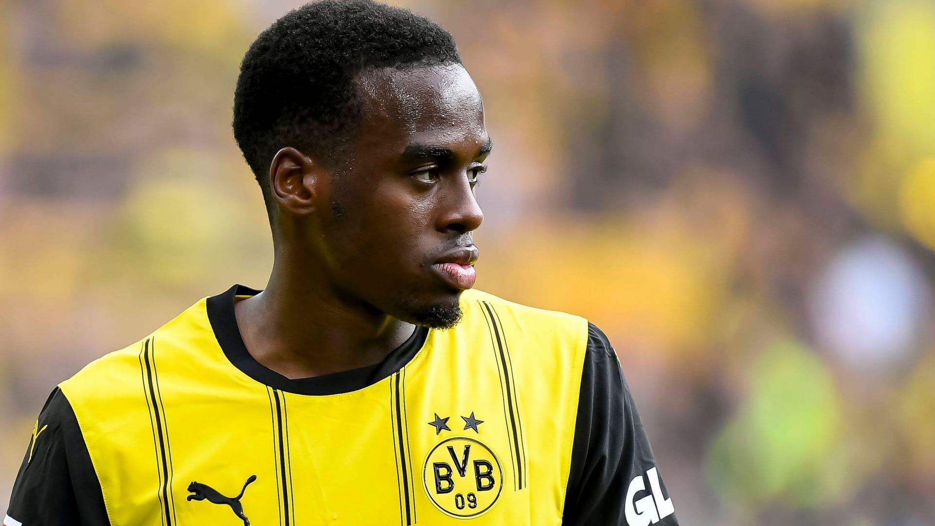 Jamie Gittens: Der Engländer könnte den BVB zeitnah verlassen. Jamie Gittens: Der Engländer könnte den BVB zeitnah verlassen.
