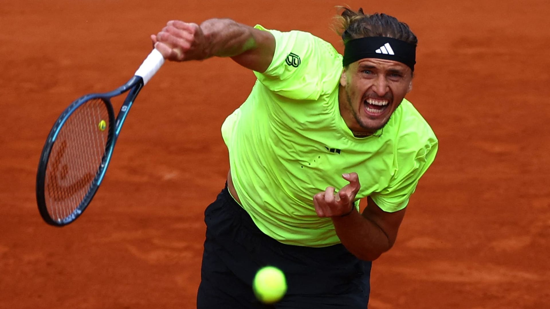 Kurzeinsatz: Alexander Zverev im Match gegen Tallon Griekspoor.