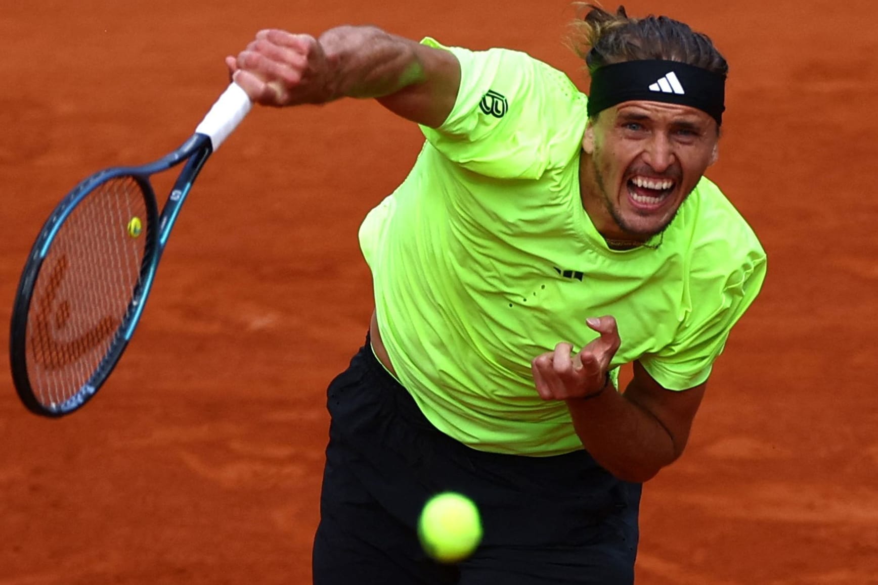 Kurzeinsatz: Alexander Zverev im Match gegen Tallon Griekspoor.