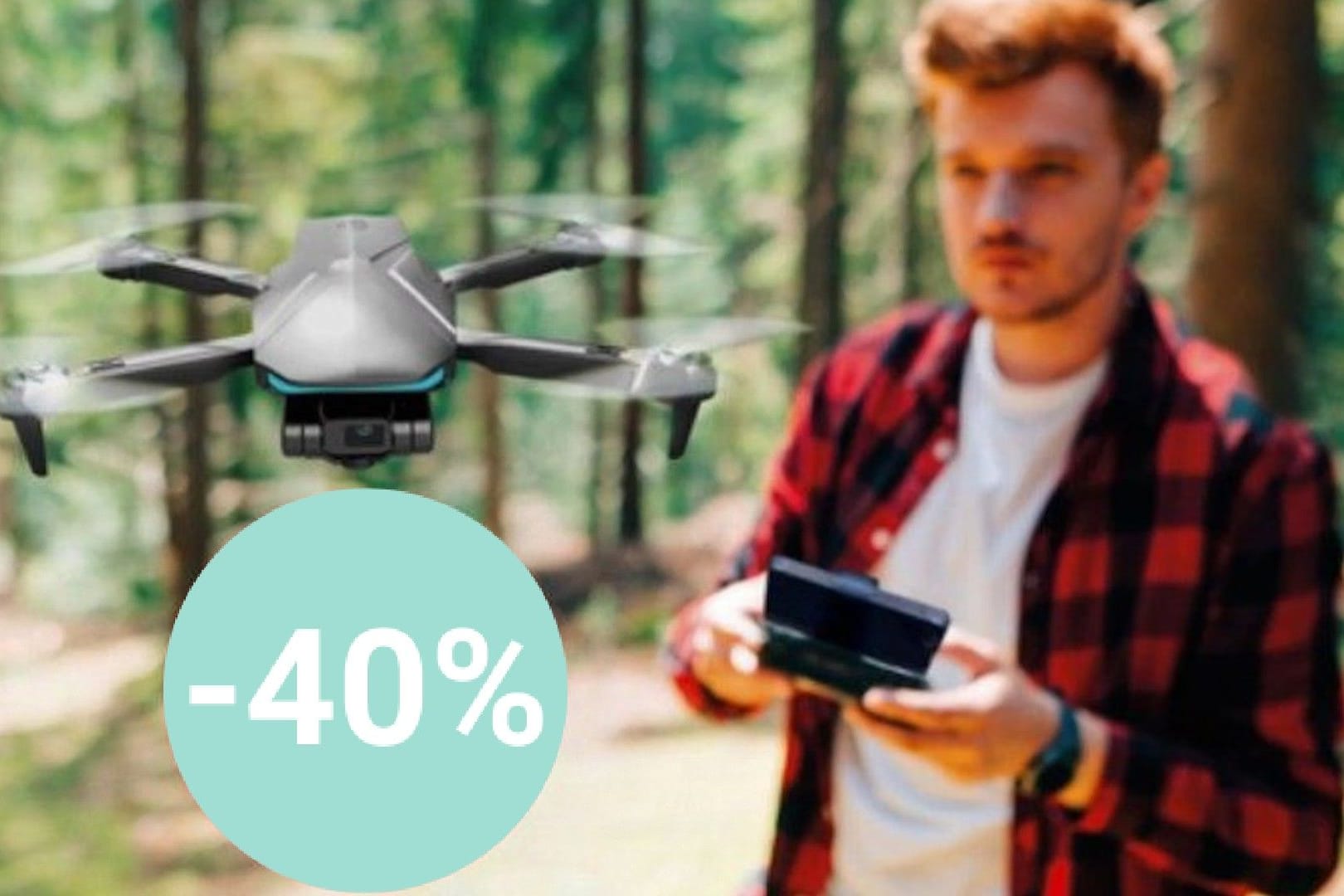 Die Drohne bietet für unter 90 Euro eine Hinderniserkennung und eine HD-Kamera.