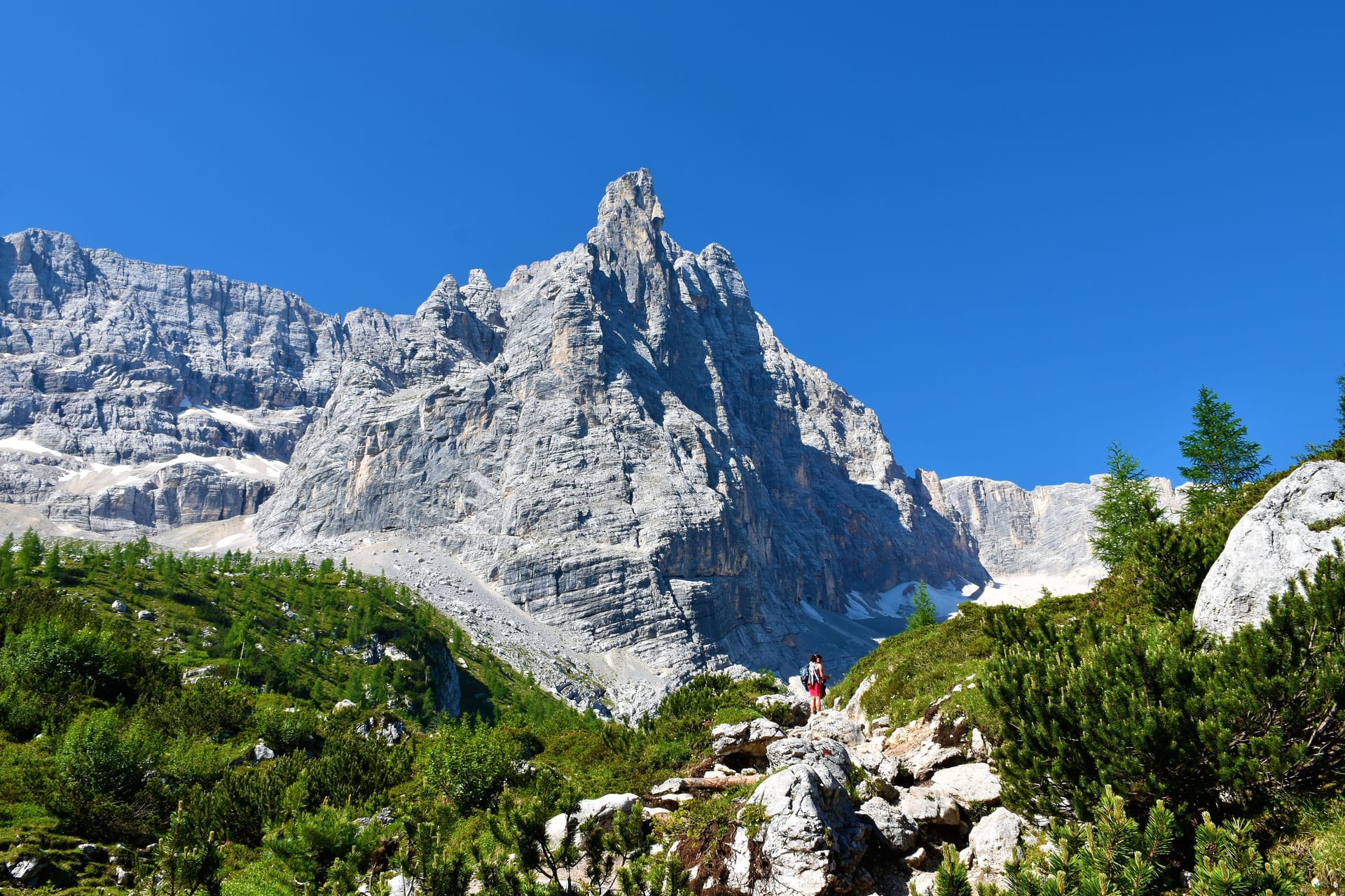 Croda Marcora in Italien: Der Berg in den Dolomiten wurde zum Schauplatz eines dramatischen Felssturzes.
