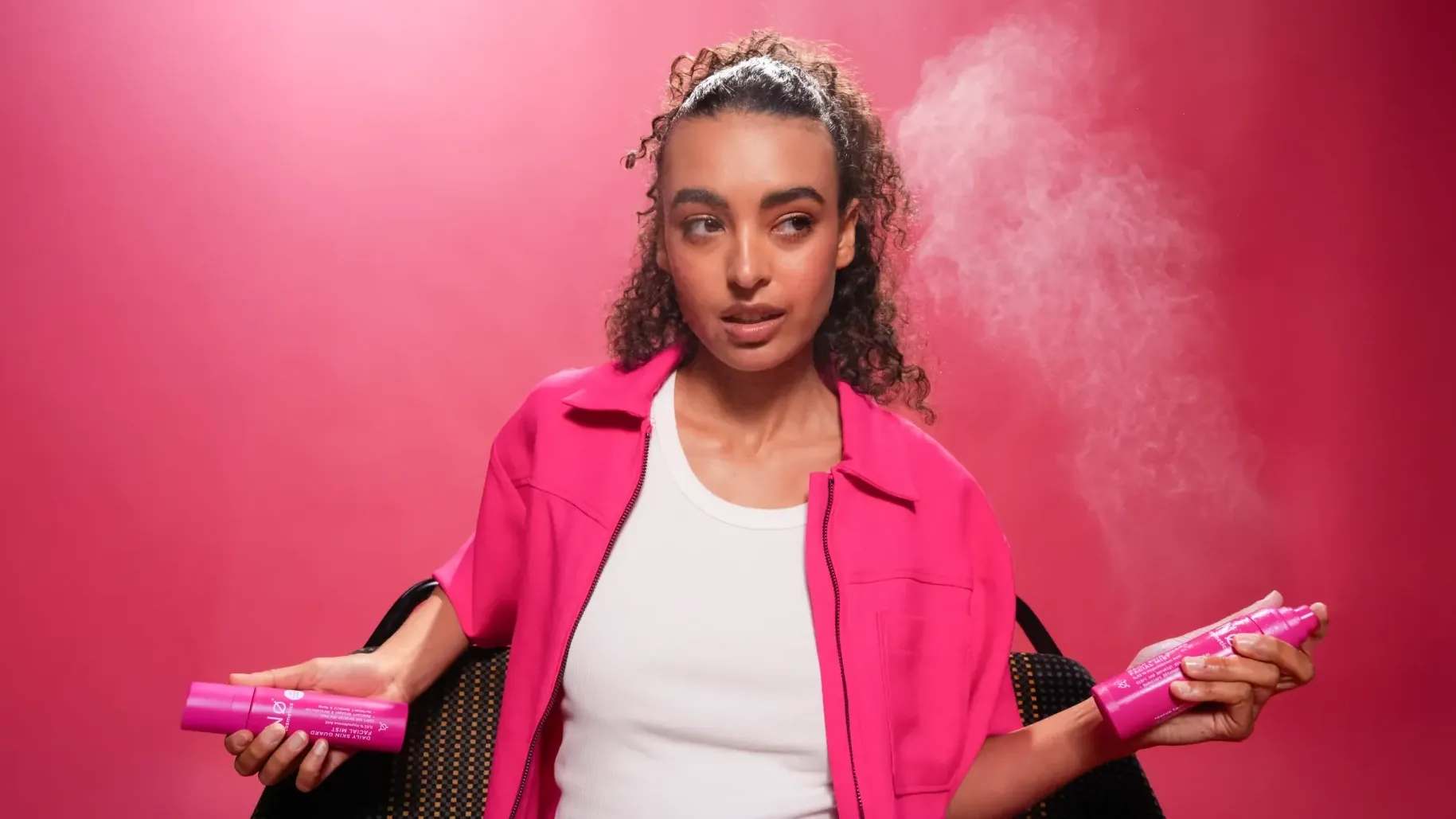 No Cosmetics verkauft ein neues Pflegespray für Gesicht und Körper.