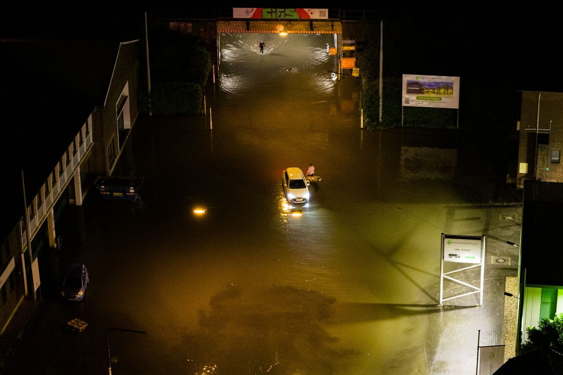 Unwetter in Krefeld