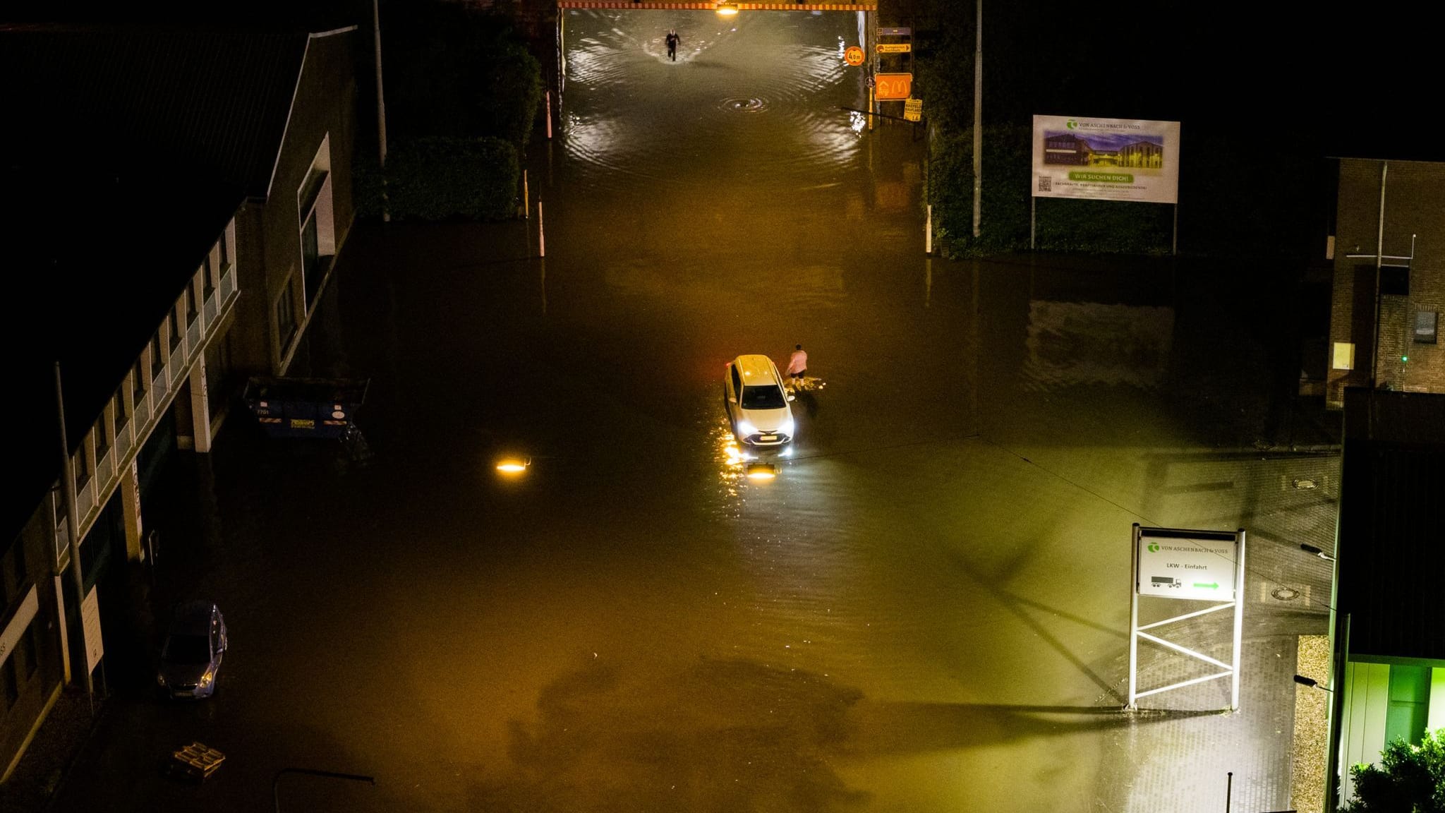 Unwetter in Krefeld