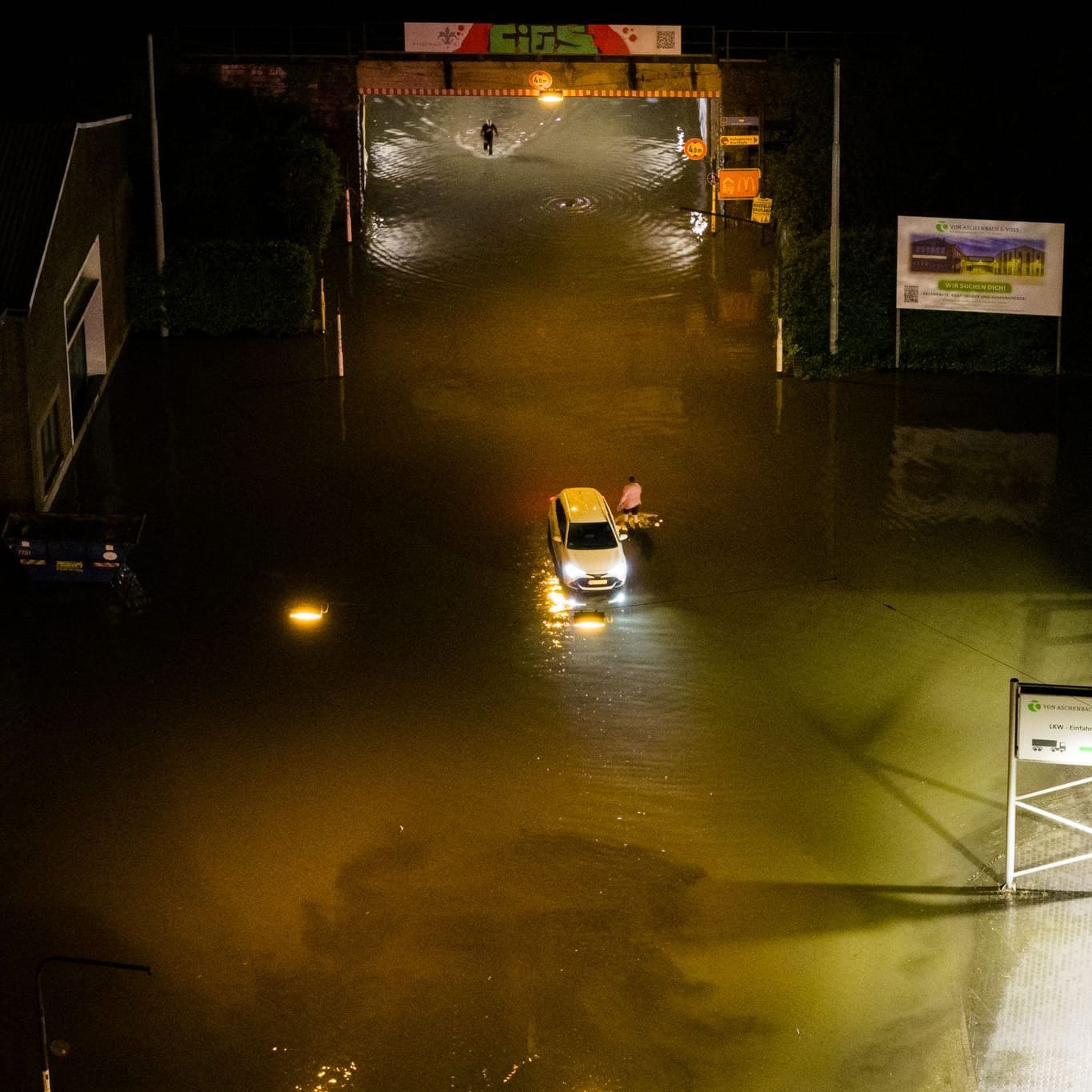 Unwetter in Krefeld