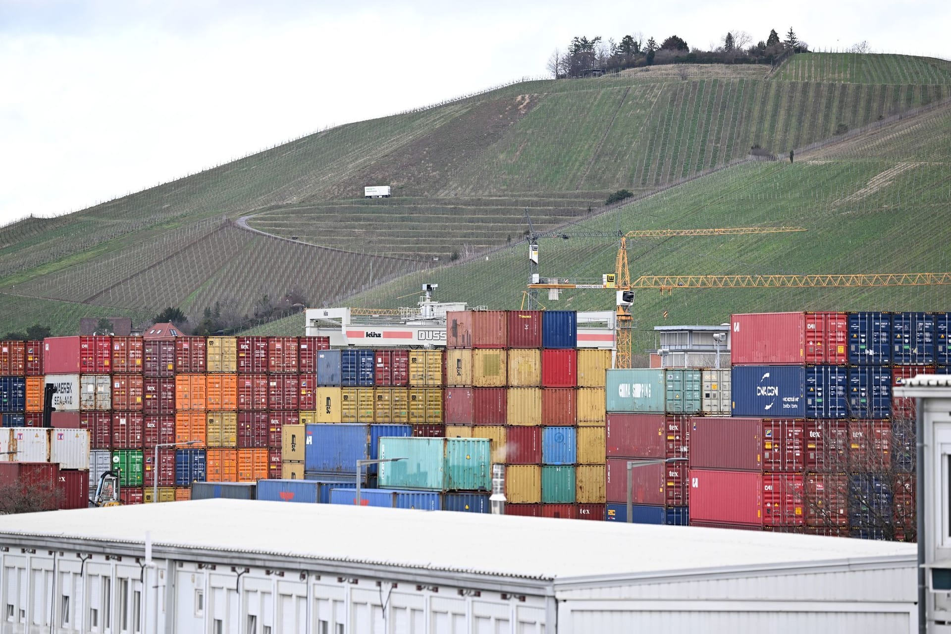 Container im Hafen