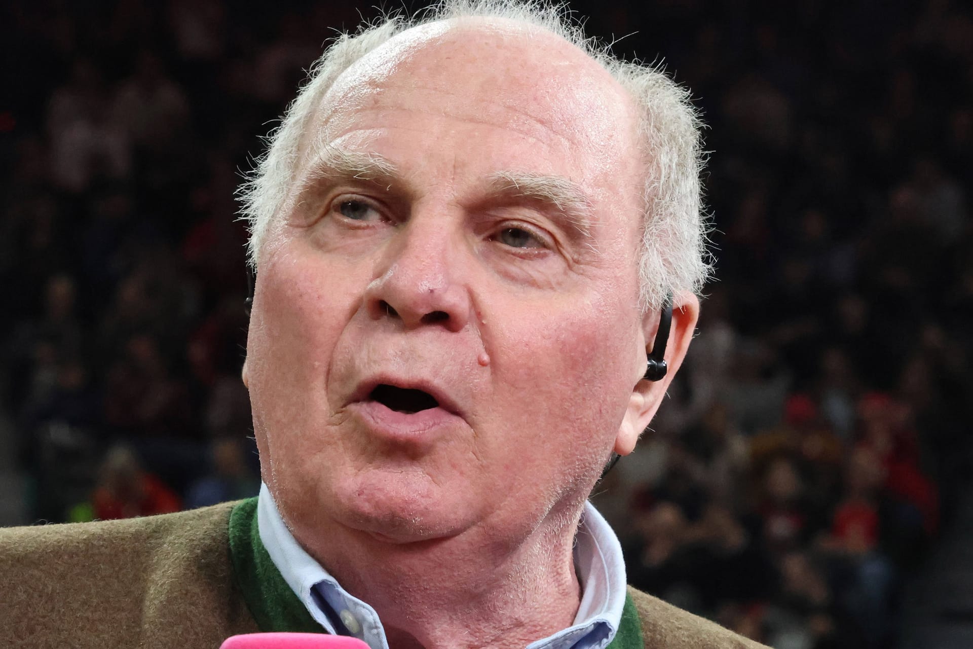 Wortgewaltig: Bayern-Ehrenpräsident Uli Hoeneß attackierte TV-Experte Lothar Matthäus.
