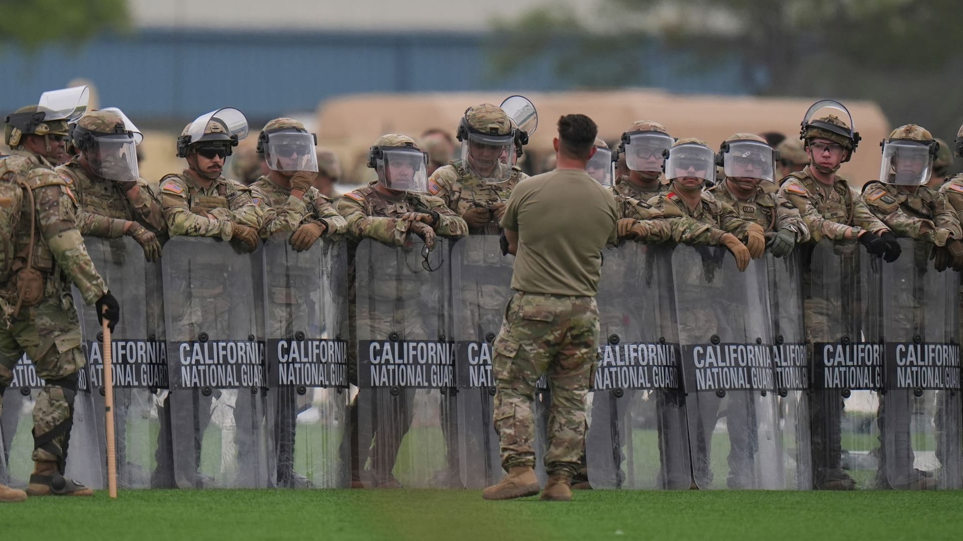 Proteste in Kalifornien - Militärübung in Los Angeles Proteste in Kalifornien - Militärübung in Los Angeles