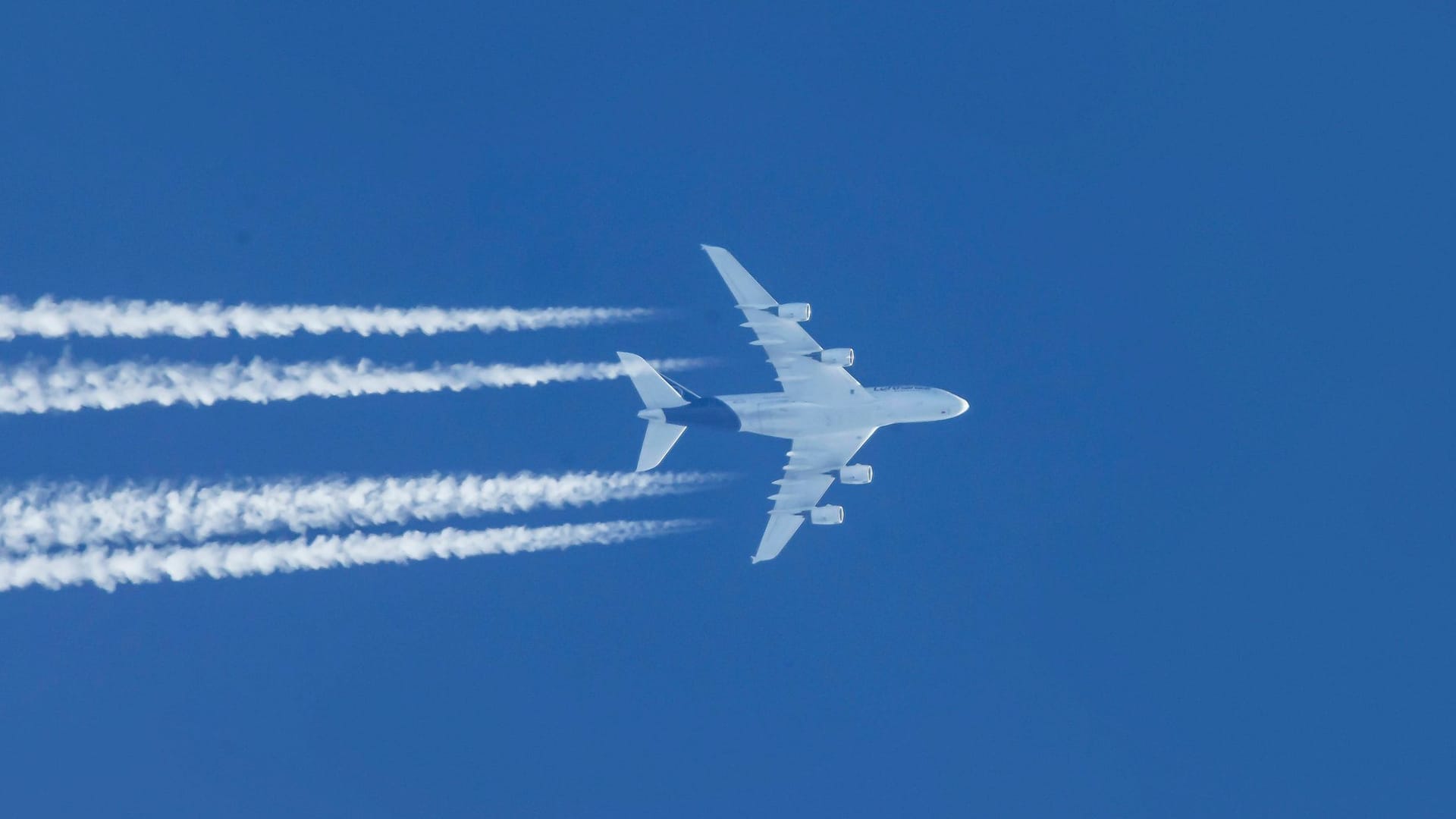 Airbus A380 der Lufthansa am Himmel (Symbolfoto): Ein Flieger musste am Mittwoch in Dublin zwischenlanden. Airbus A380 der Lufthansa am Himmel (Symbolfoto): Ein Flieger musste am Mittwoch in Dublin zwischenlanden.