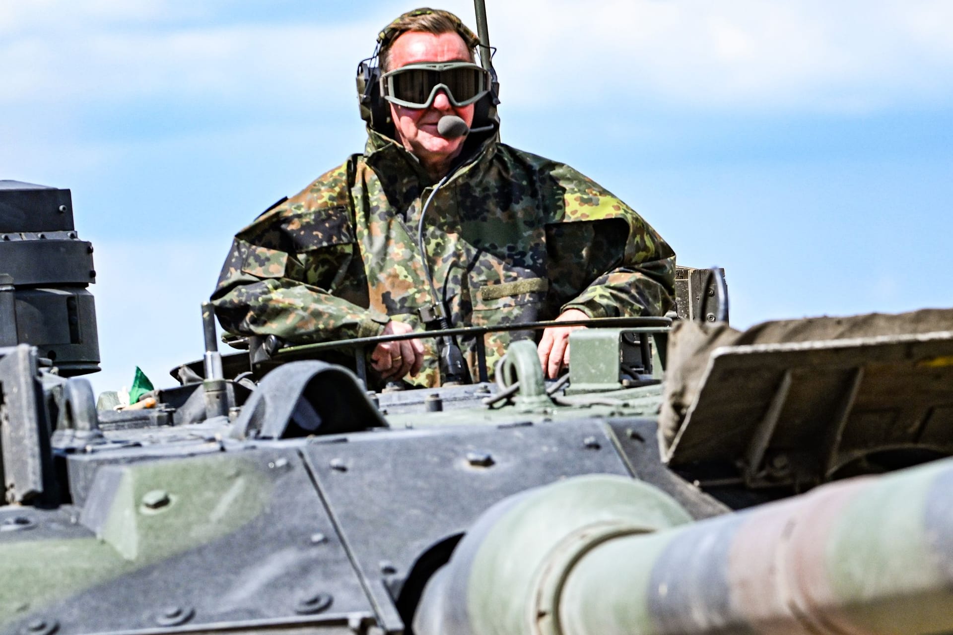 imago479814911 Verteidigungsminister Pistorius (SPD), bei einer Bundeswehr-Übung in Litauen