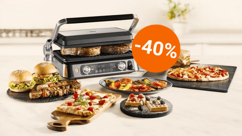 Heute ist bei Amazon der Kontaktgrill von Braun stark reduziert.