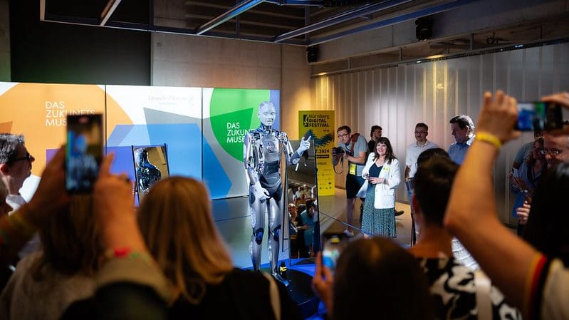 Roboter im Zukunftsmuseum beim Digitalfestival (Archivbild): Die Veranstaltung bringt Technik und Innovation, Wissenschaft und Kultur zusammen.