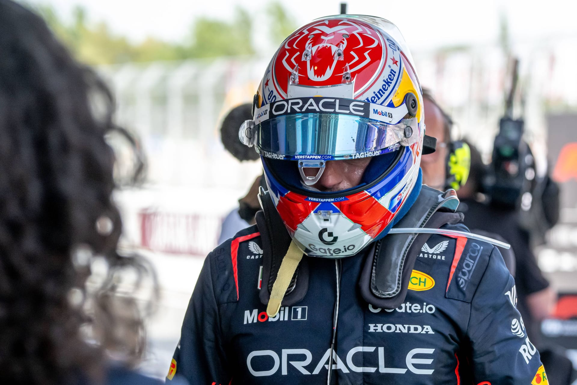 Max Verstappen beim Rennen in Barcelona: Der Niederländer fiel in der WM-Wertung zurück.