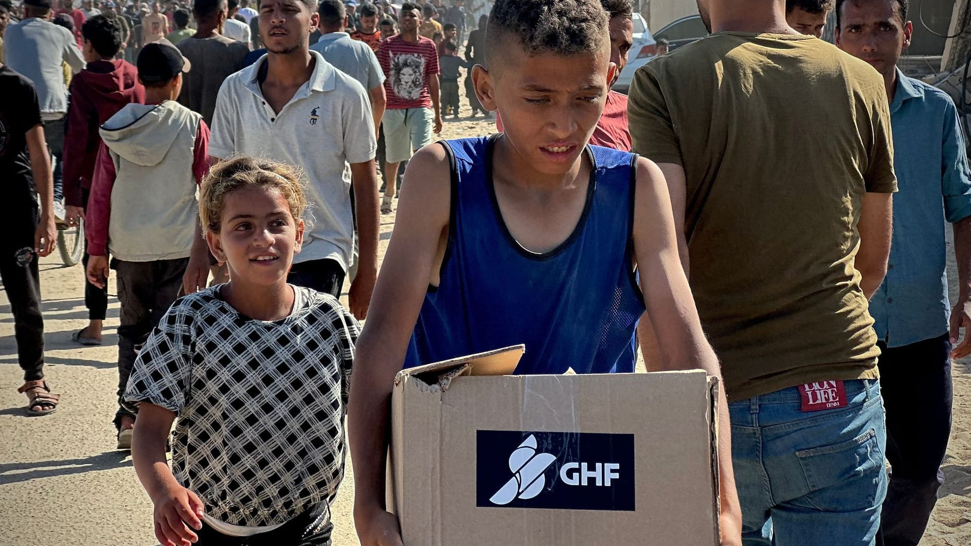 Nahostkonflikt - GHF-Hilfsgüterverteilung in Rafah