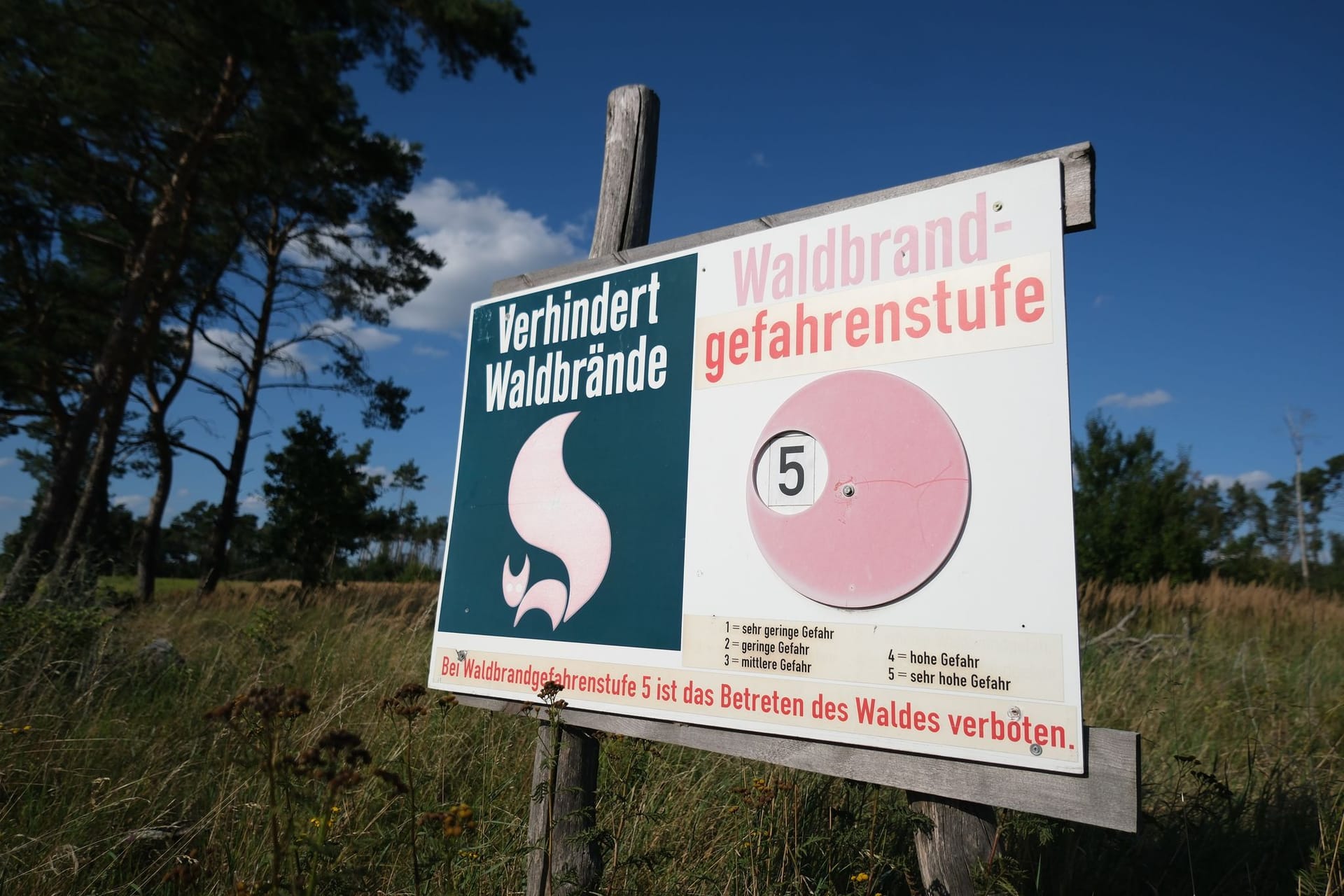 Sommerwetter in Sachsen
