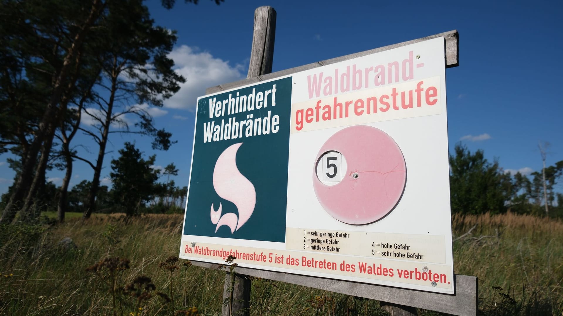 Sommerwetter in Sachsen