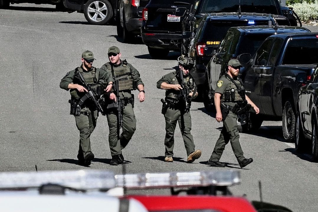 Einsatzkräfte der Polizei in Coeur d'Alene, Idaho.