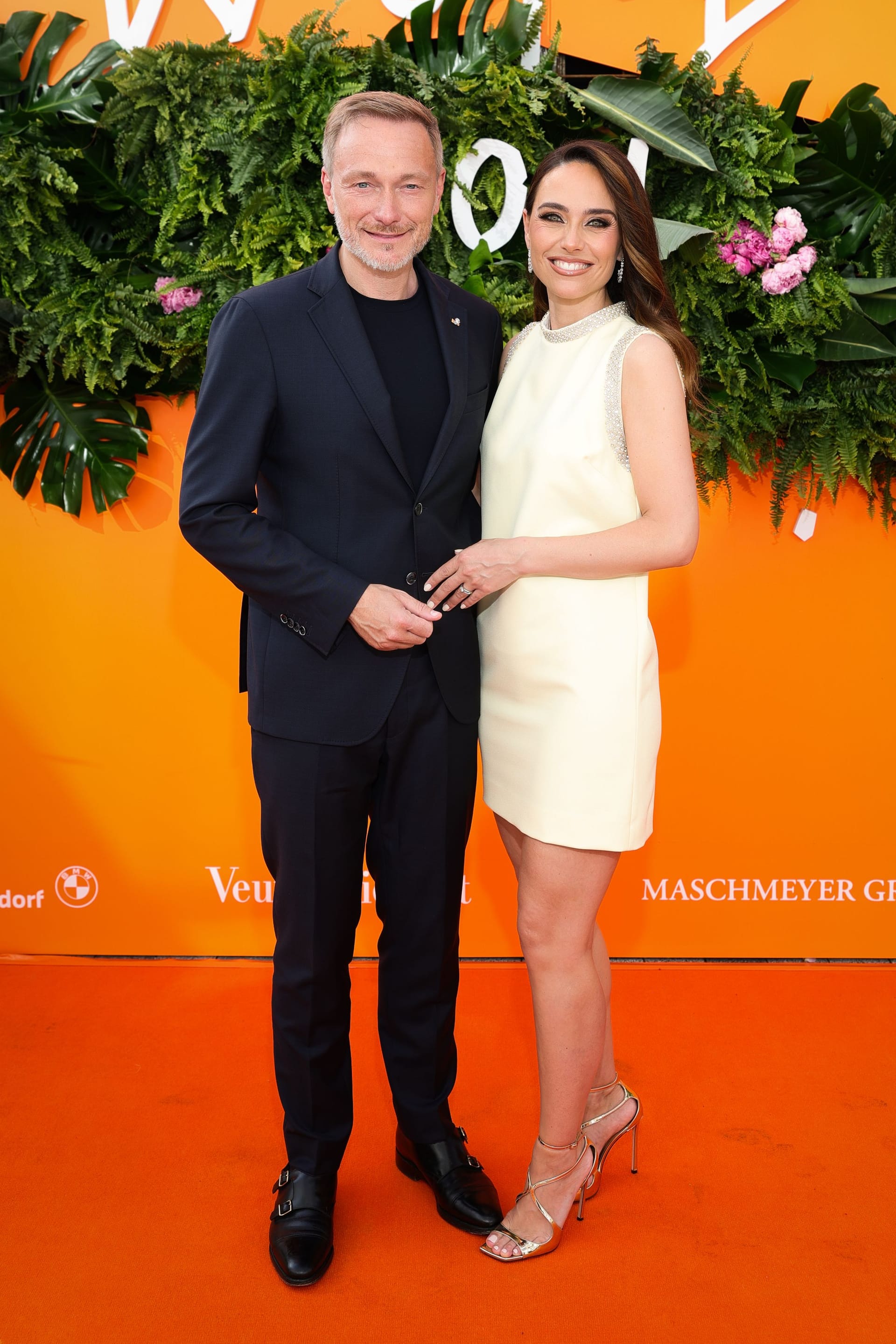 Christian Lindner und Franca Lehfeldt zeigten sich gemeinsan beim "WoMen on Top"-Award.