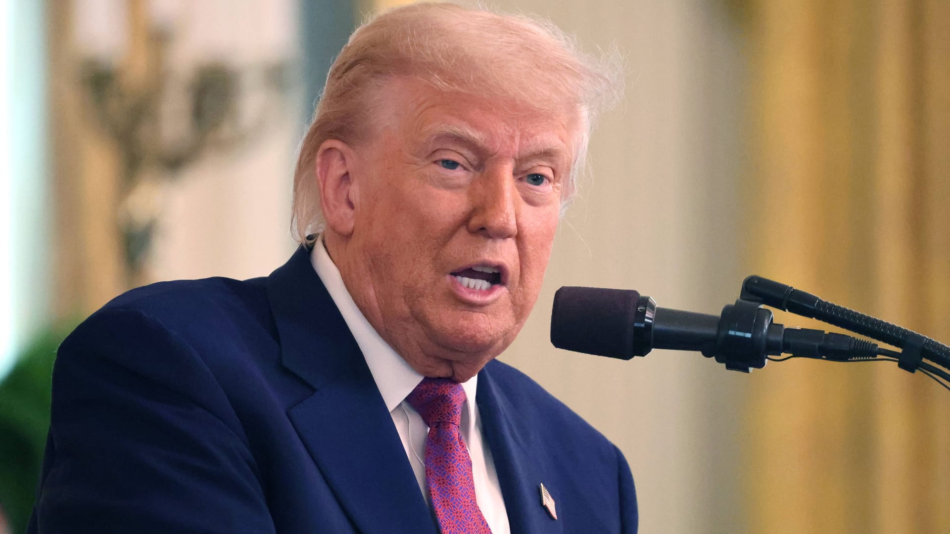 US-Präsident Donald Trump: "Solch entsetzliche Gewalt wird nicht toleriert."