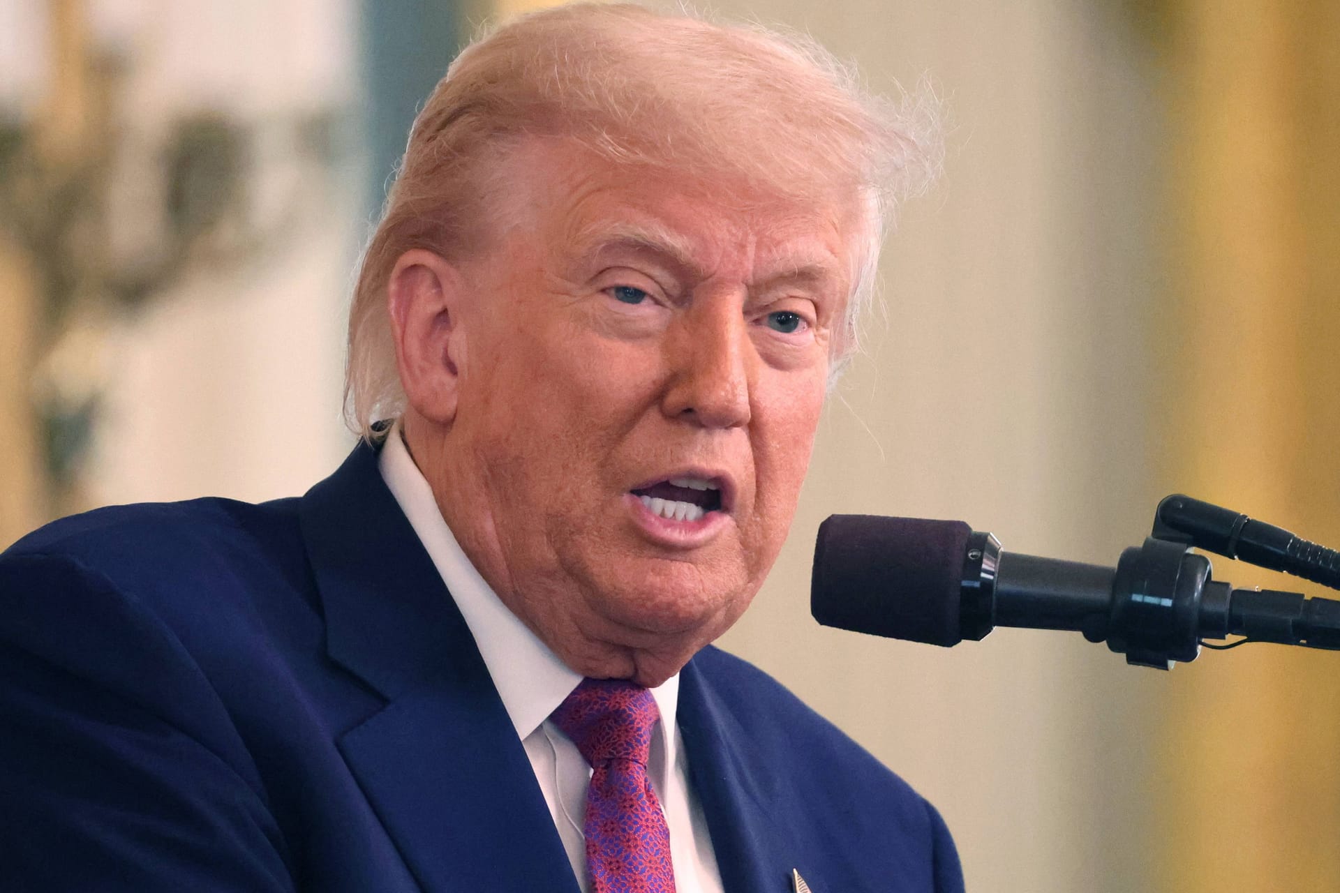 US-Präsident Donald Trump: "Solch entsetzliche Gewalt wird nicht toleriert."