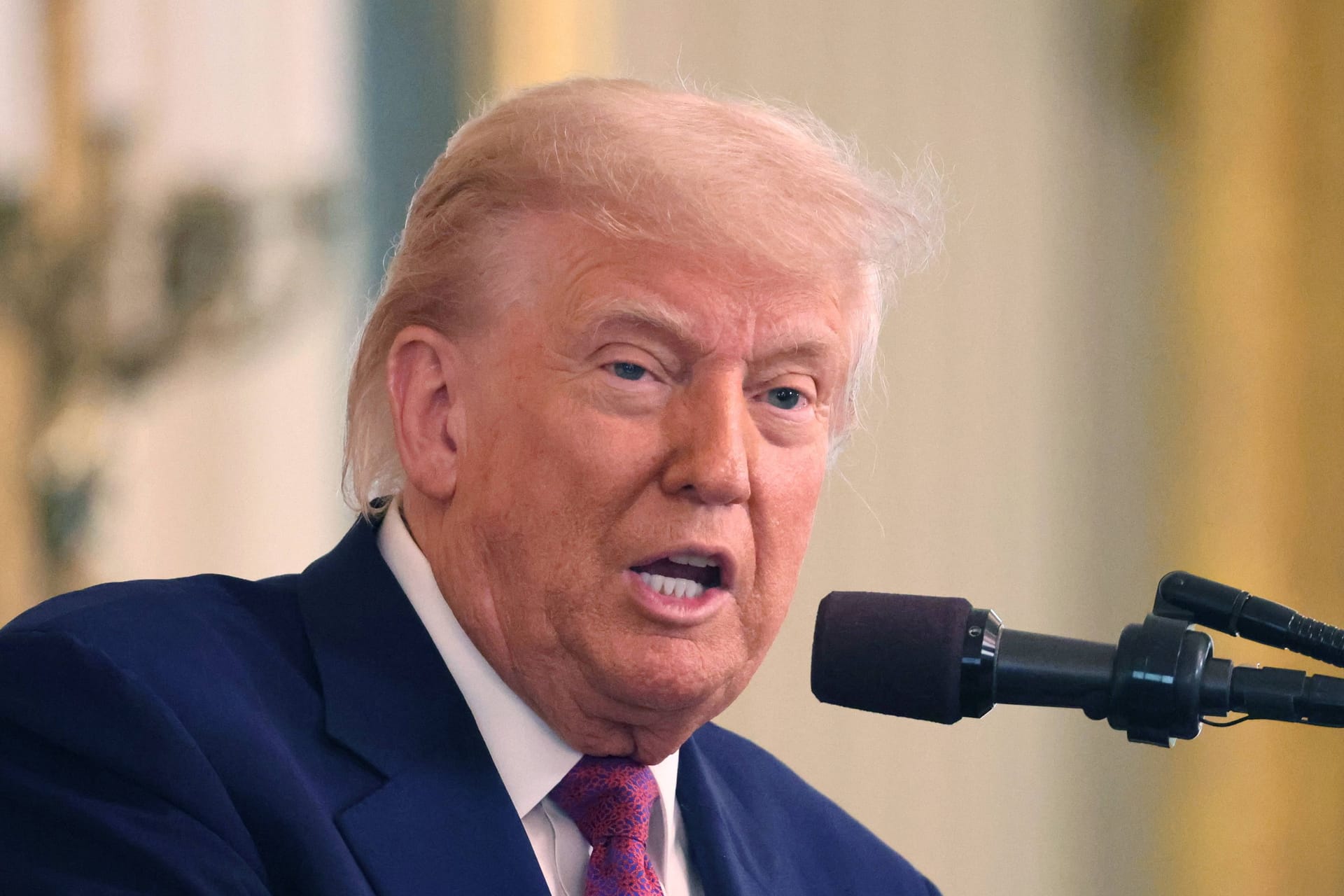 US-Präsident Donald Trump: "Solch entsetzliche Gewalt wird nicht toleriert."
