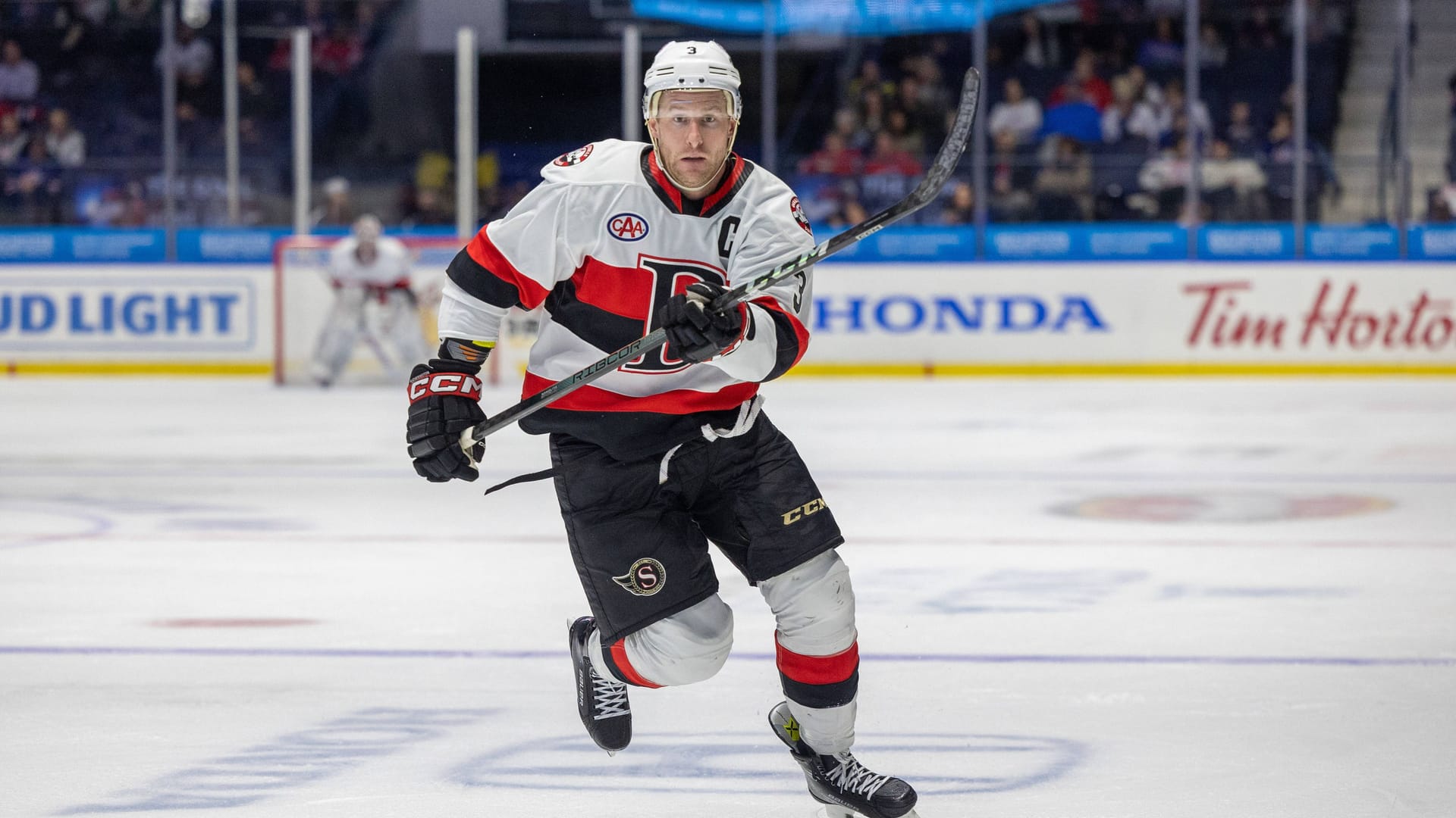 Dillon Heatherington im Trikot der Belleville Senators (Archivbild):
