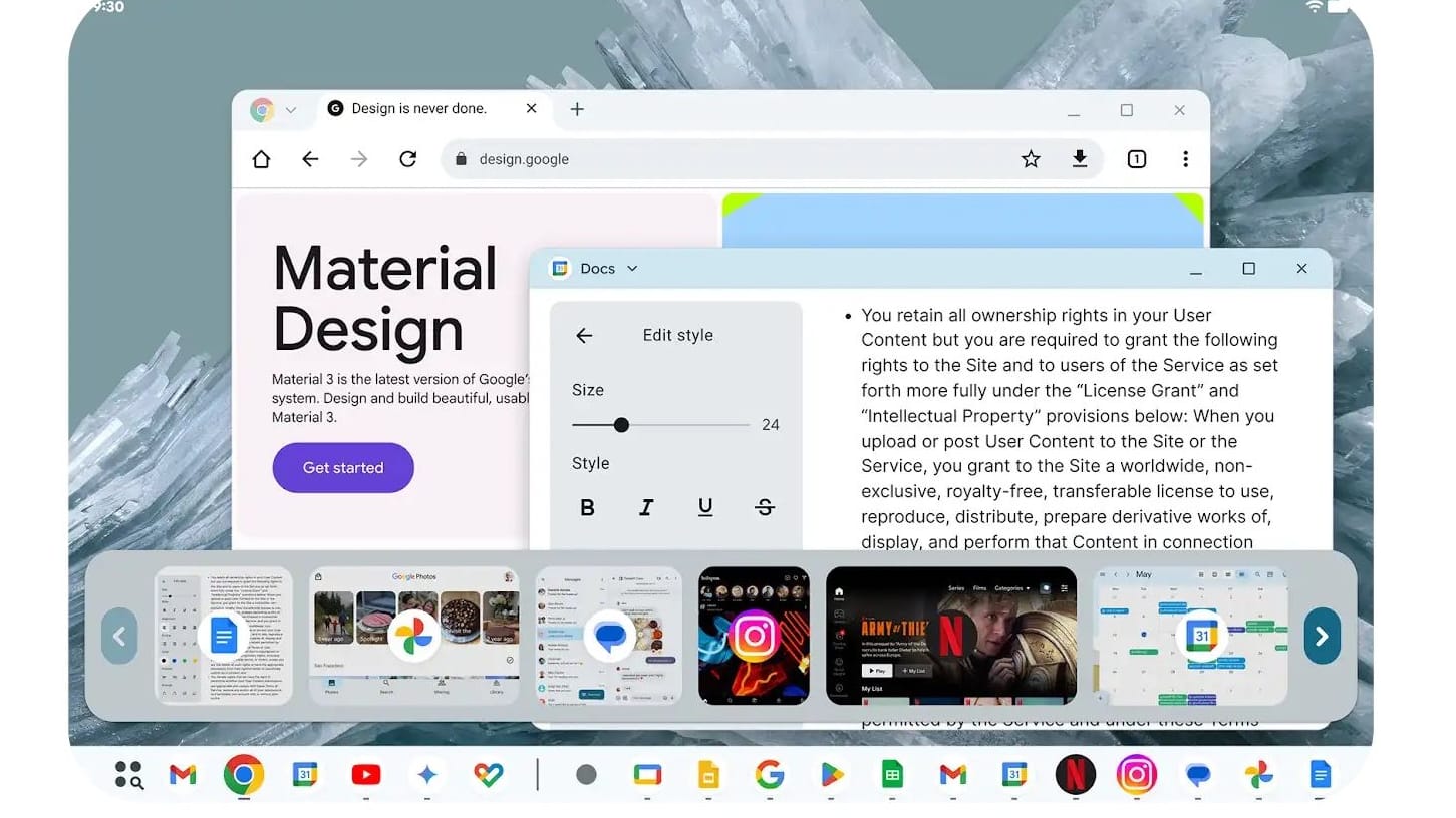 Auch für Tablets führt Google mit Android 16 ein neues Design ein – aber erst später im Jahr.