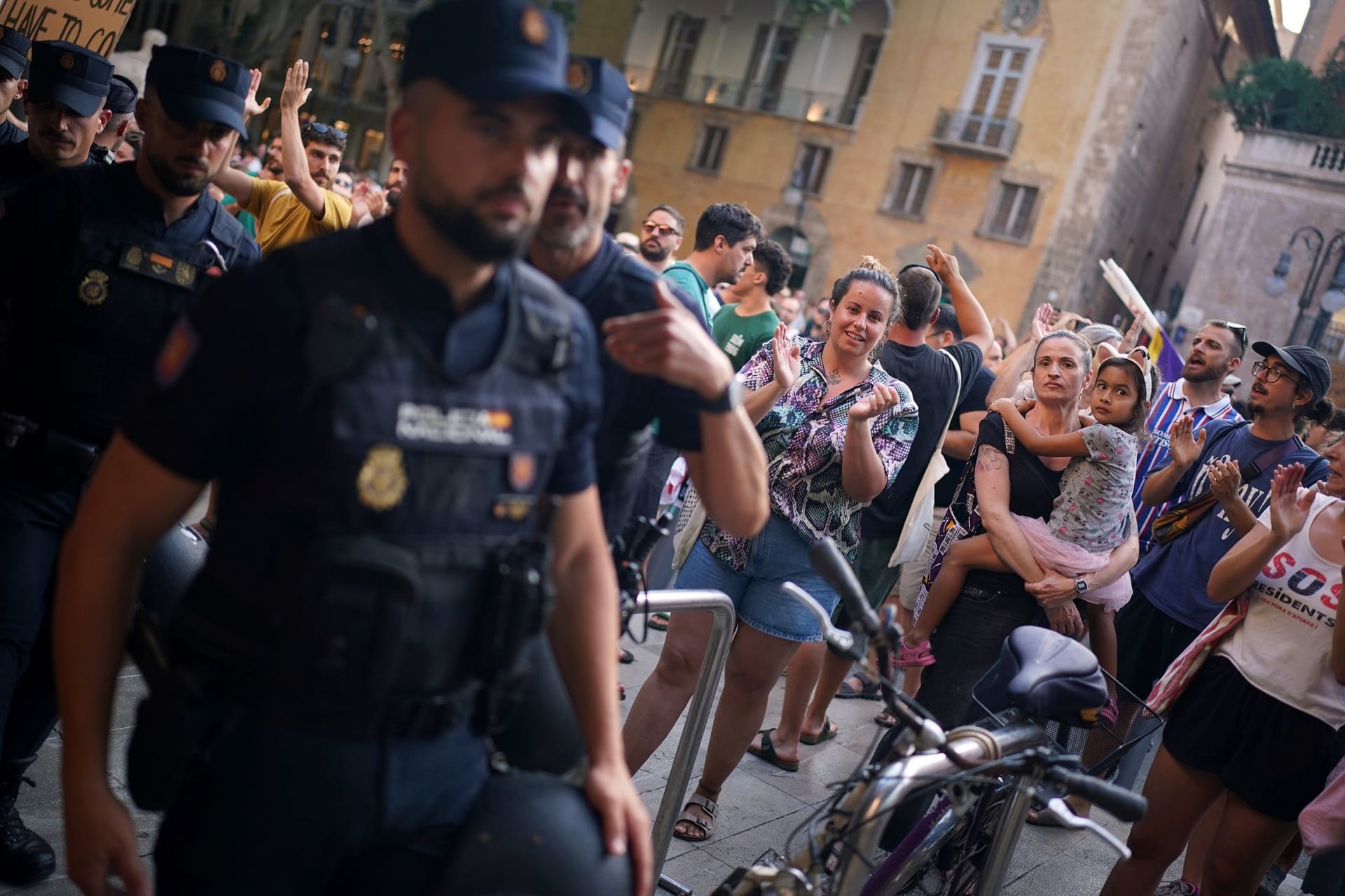 Demonstration auf Mallorca gegen zuviele Touristen