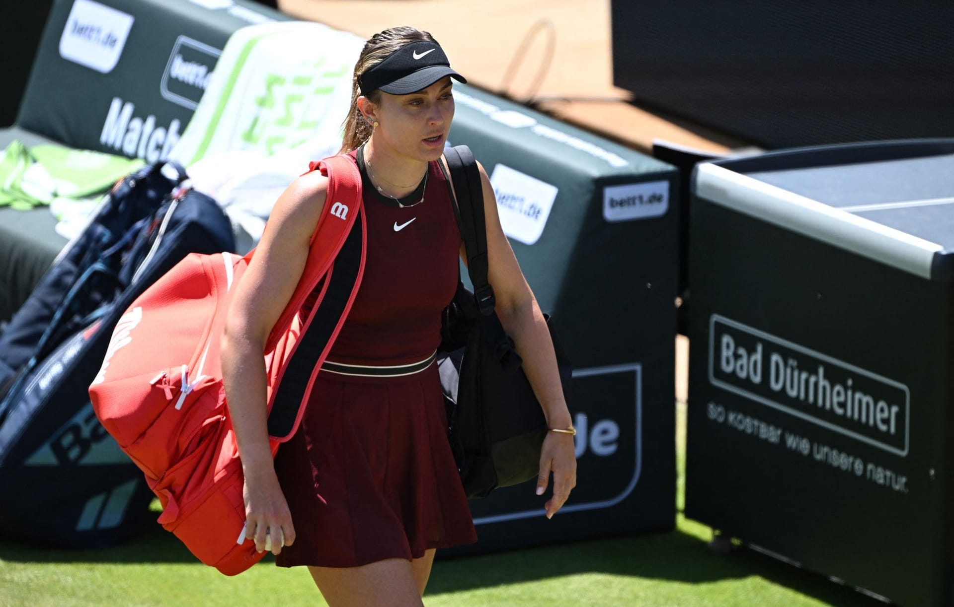 Paula Badosa: Für die Spanierin endeten die Berlin Tennis Open mit einer Aufgabe.