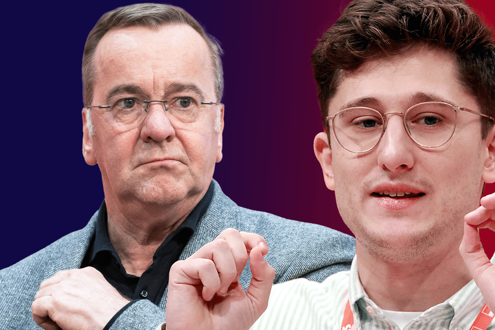 Verteidigungsminister Pistorius contra Juso-Chef Türmer: Wer setzt sich durch?