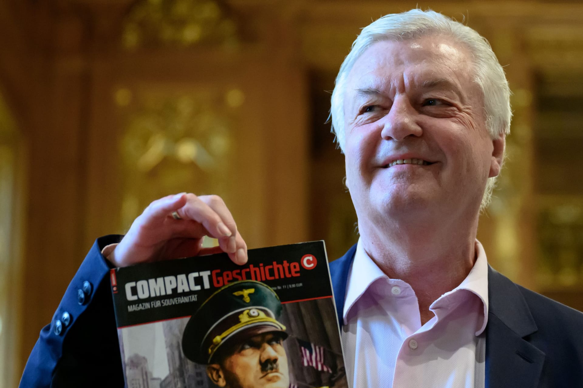 Jürgen Elsässer: Der Chefredakteur des rechtsextremen Magazins "Compact" bekam vor Gericht recht.
