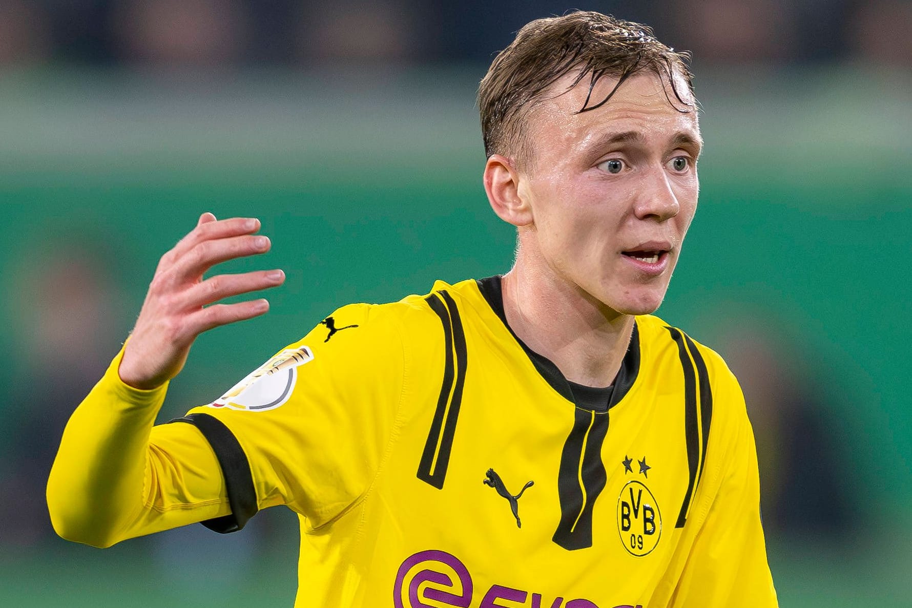 Maximilian Beier: Der Nationalstürmer und der BVB treffen in der 1. Pokalrunde auf Essen.