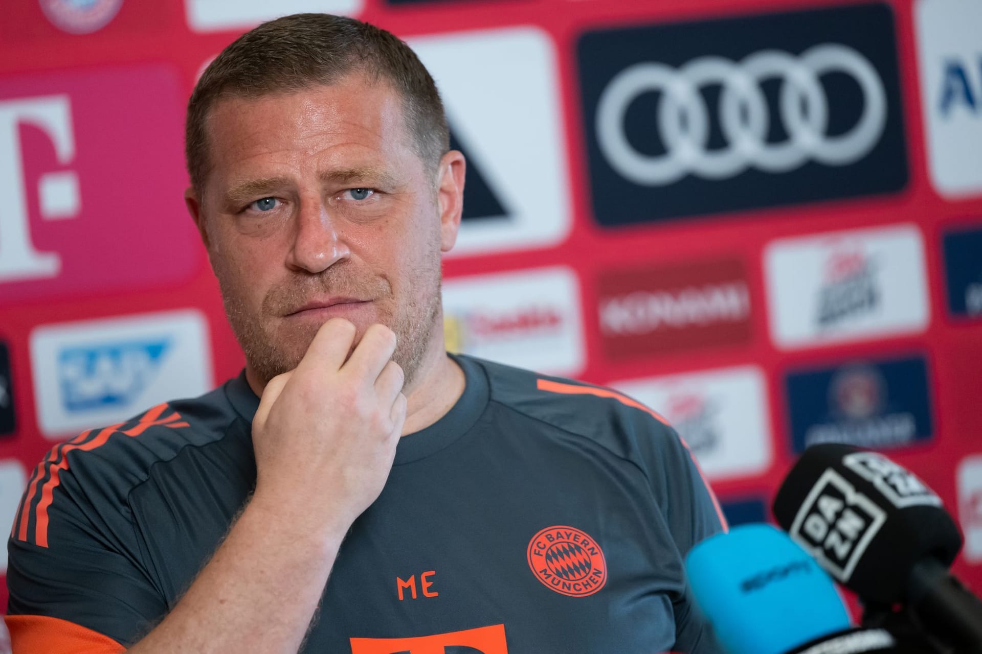 Max Eberl: Der Bayern-Sportvorstand arbeitet seit März 2024 beim deutschen Rekordmeister.