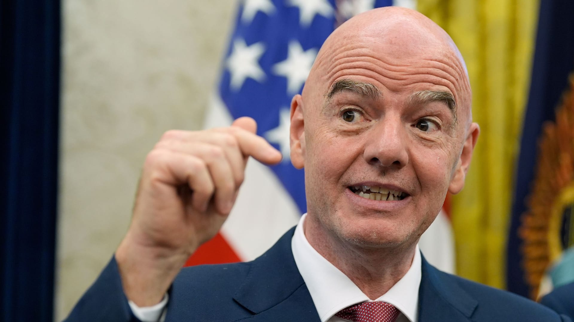 Gianni Infantino zu Besuch im Weißen Haus: Der Fifa-Chef ist stolz auf seine Klub-WM.