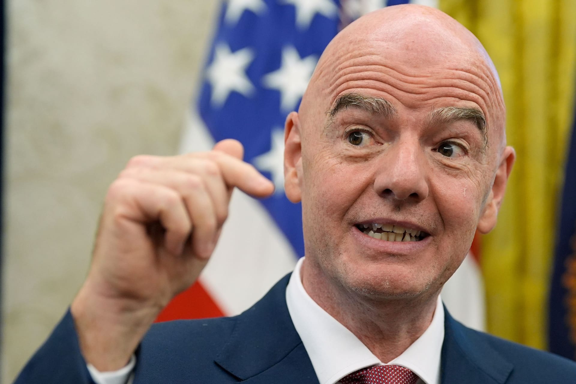 Gianni Infantino zu Besuch im Weißen Haus: Der Fifa-Chef ist stolz auf seine Klub-WM.