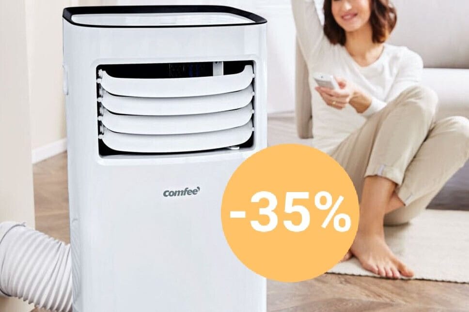 Klimagerät im Angebot: Eine mobile Klimaanlage von Comfee ist aktuell bei Lidl besonders günstig.