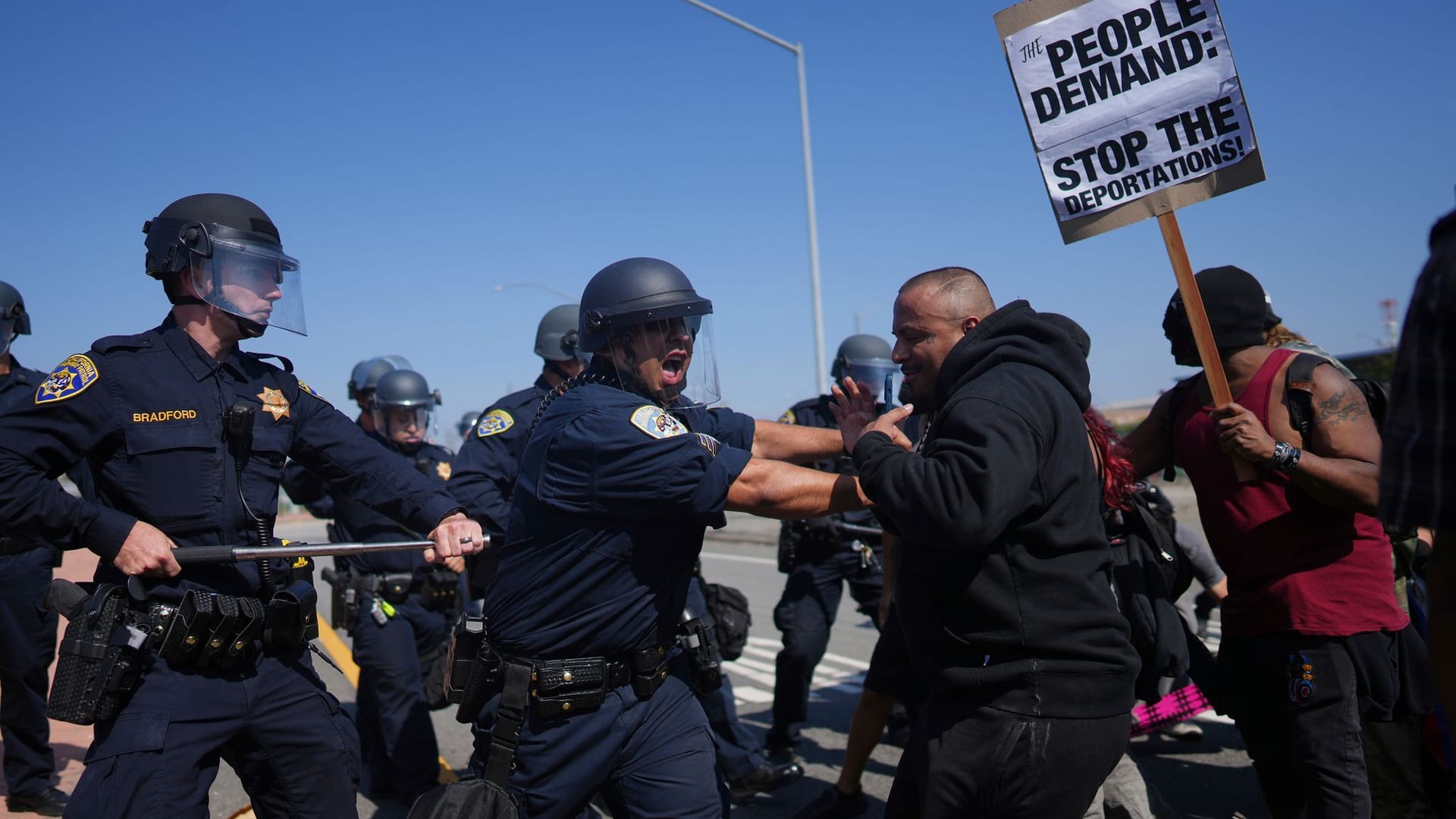 Proteste in Kalifornien - Los Angeles