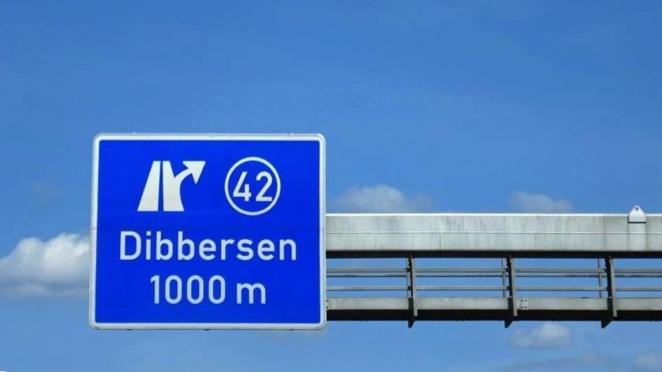 Federal Motorway Exit Dibbersen, 14.10.2020, Copyright: xpanthertubix Panthermedia28457626
