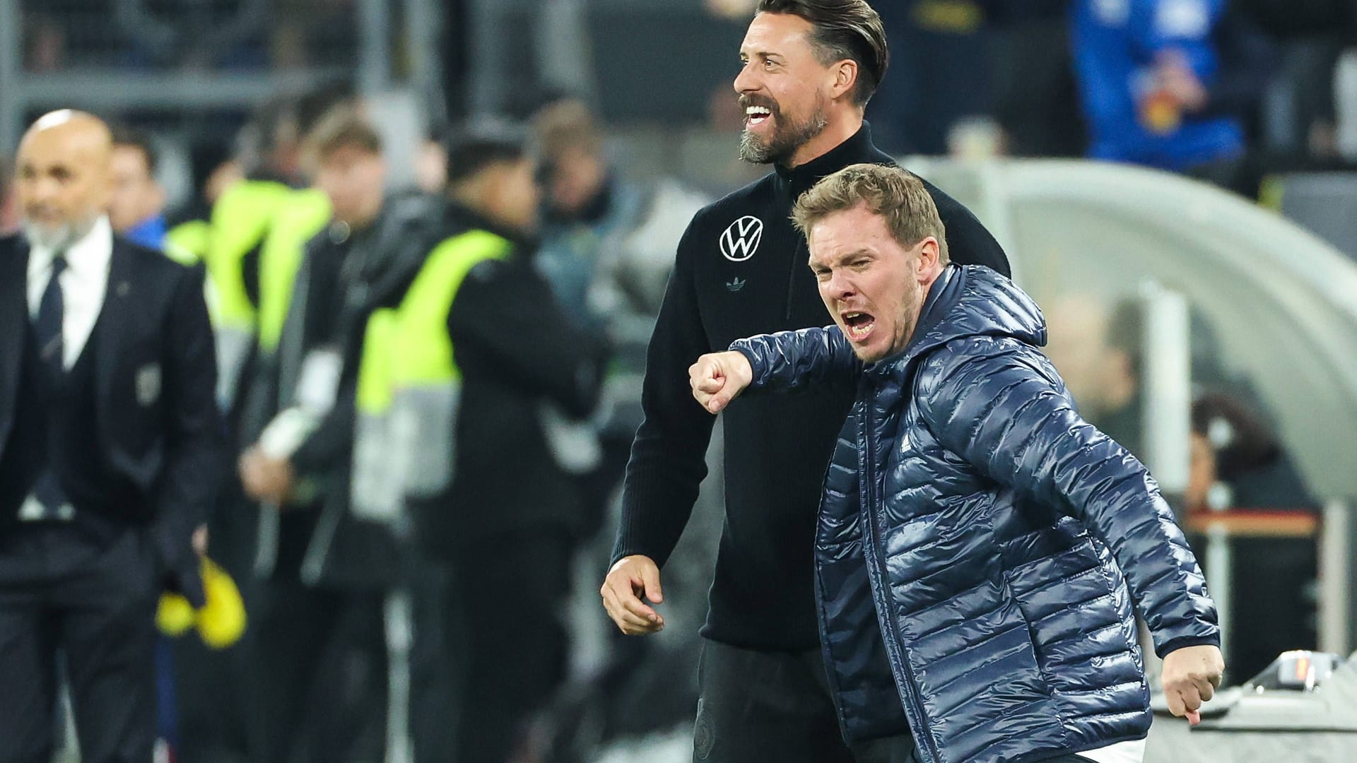 Torjubel gegen Italien: Bundestrainer Julian Nagelsmann hat der DFB-Elf ein neues Leben eingehaucht.