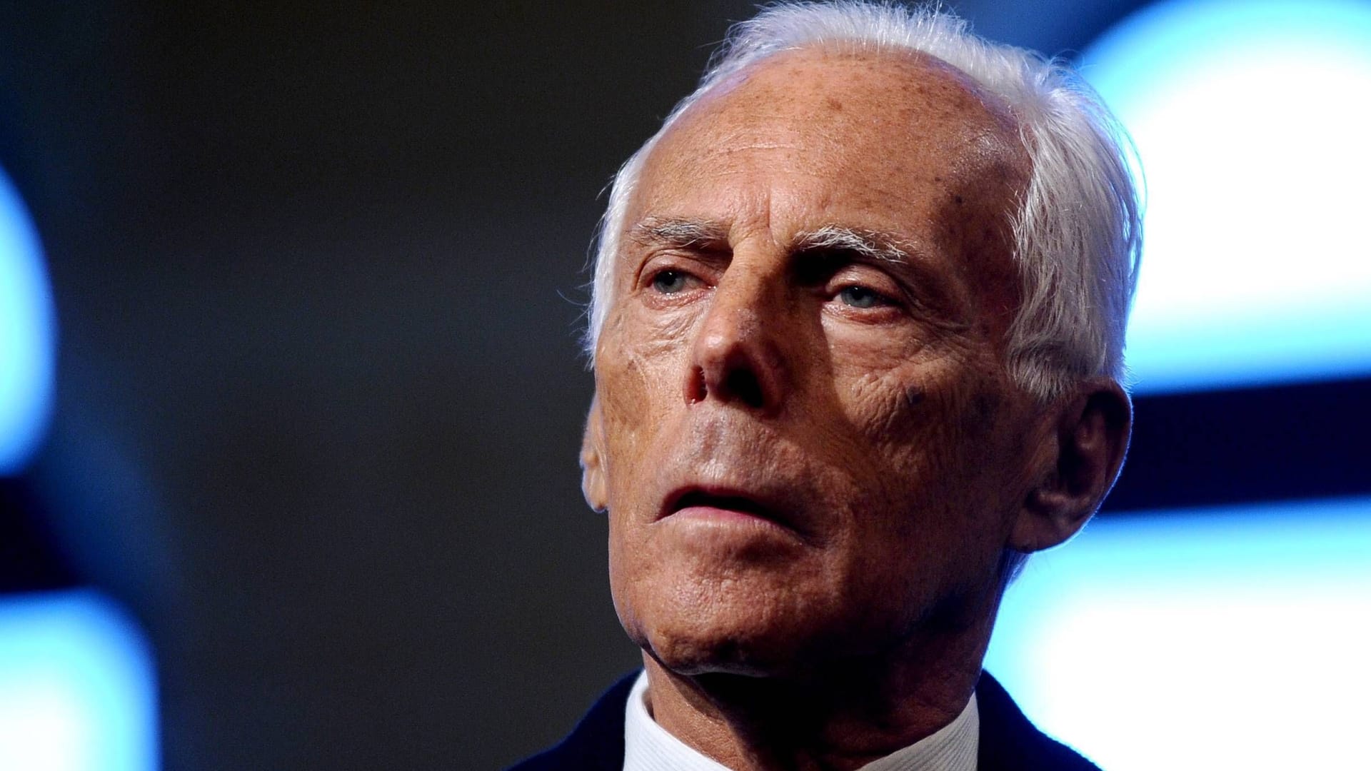 Giorgio Armani: Der Designer braucht Ruhe.