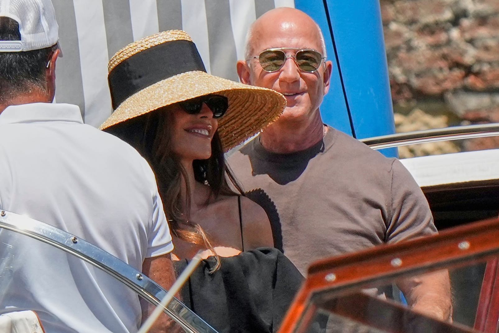 Lauren Sánchez Bezos und Jeff Bezos: Das Paar gab sich am Freitagabend das Jawort.