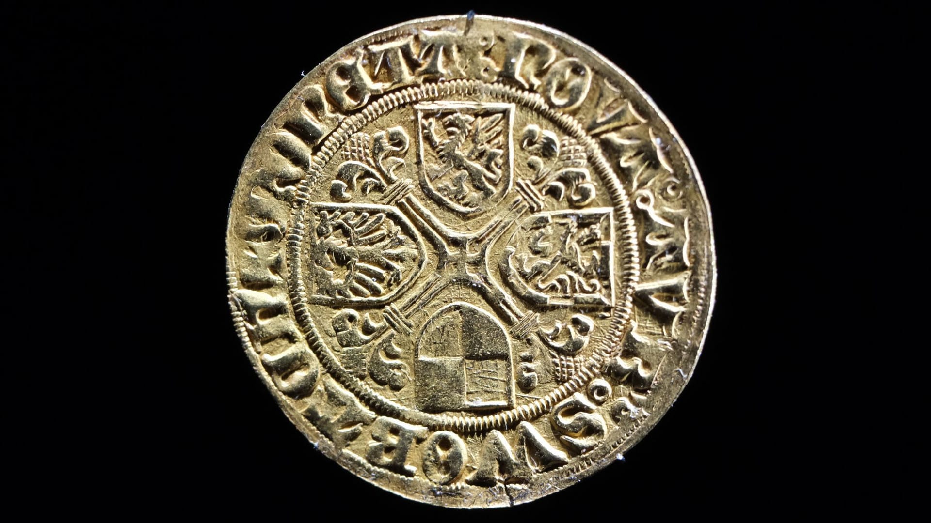 Ein Bonner Gulden aus dem 15. Jahrhundert: Ein solcher wird in der Ausstellung "Klöster. Geplündert. In den Wirren der Bauernaufstände" präsentiert.