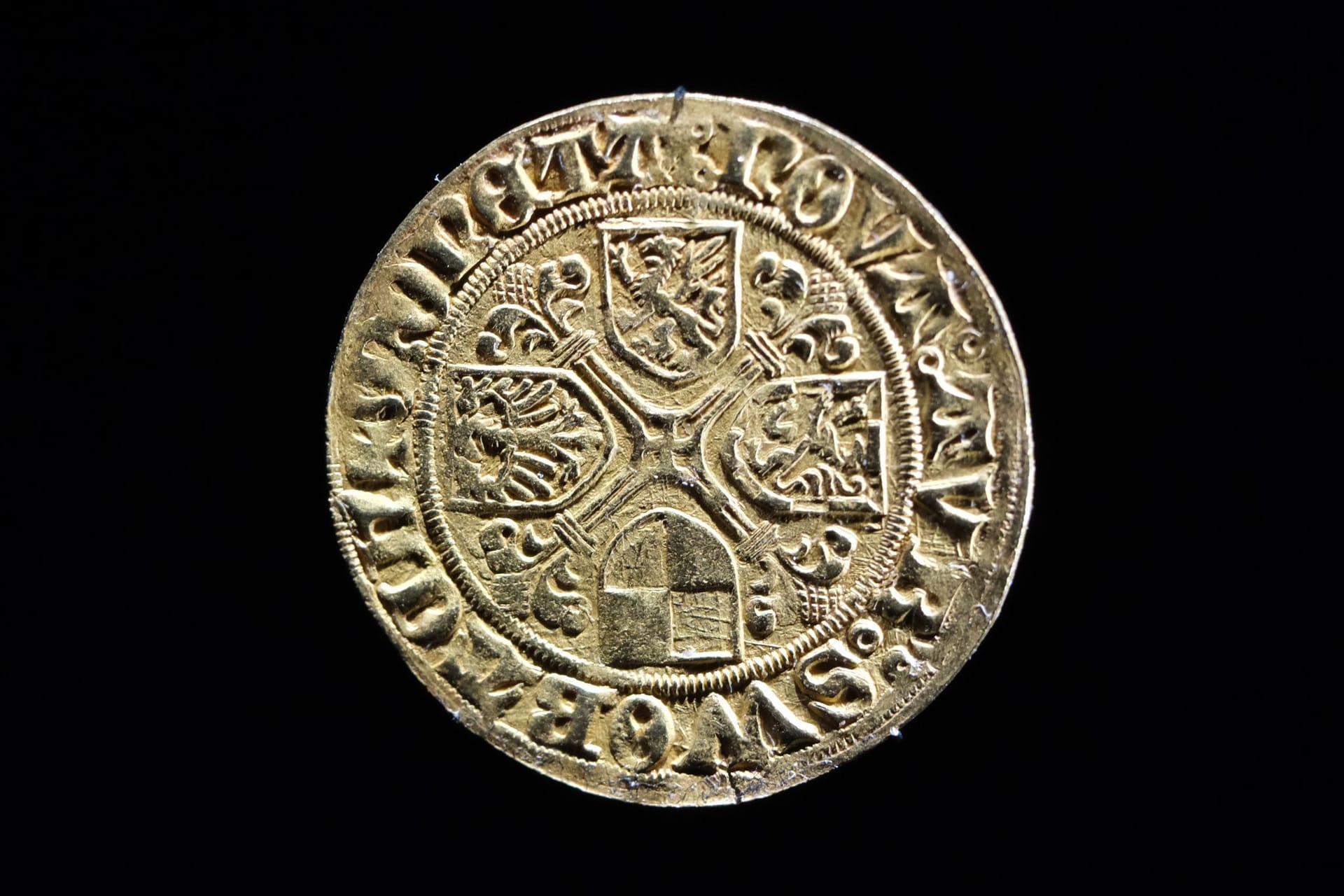 Ein Bonner Gulden aus dem 15. Jahrhundert: Ein solcher wird in der Ausstellung "Klöster. Geplündert. In den Wirren der Bauernaufstände" präsentiert.