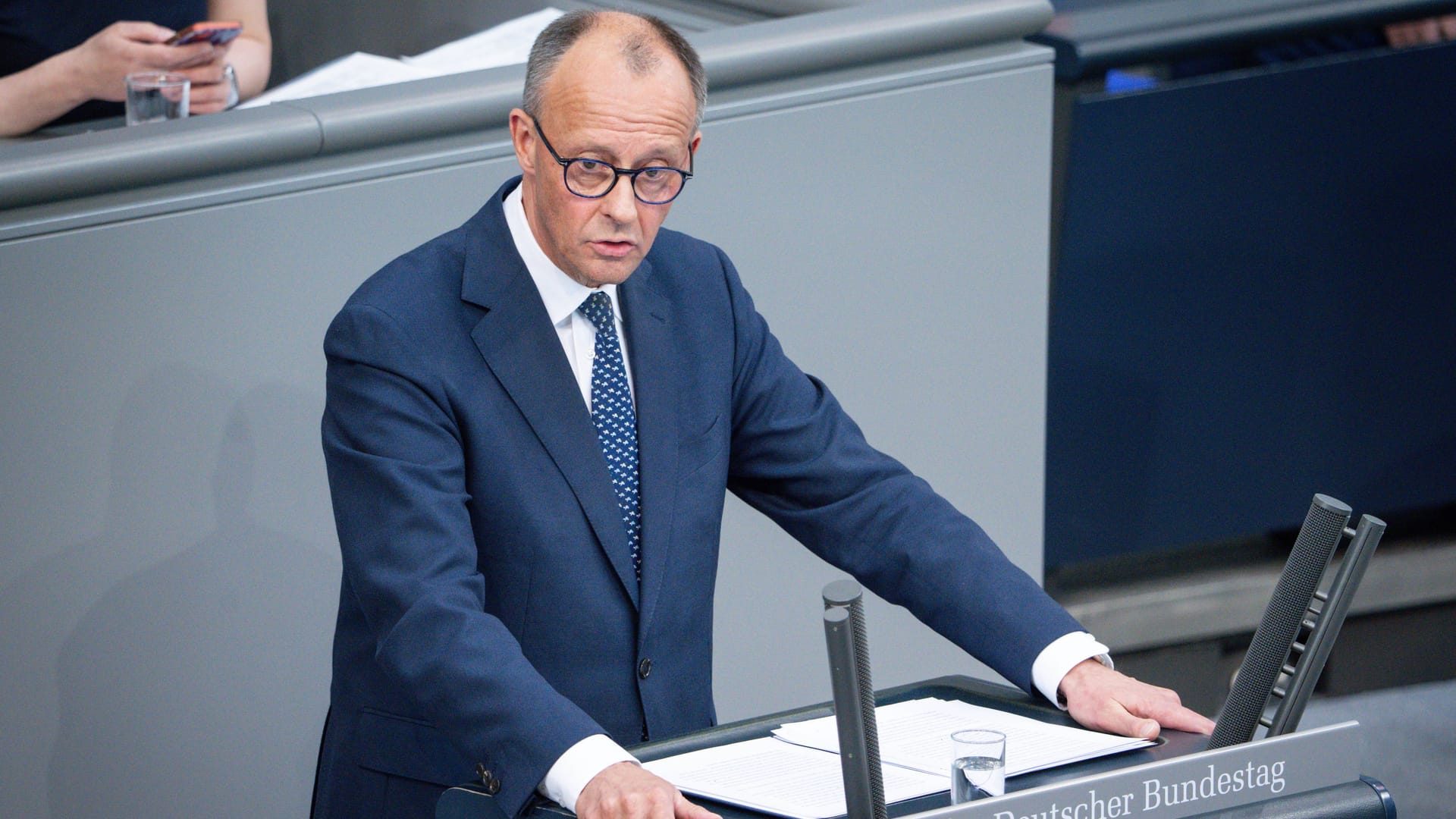 Friedrich Merz während seiner Regierungserklärung im Mai (Archivbild).