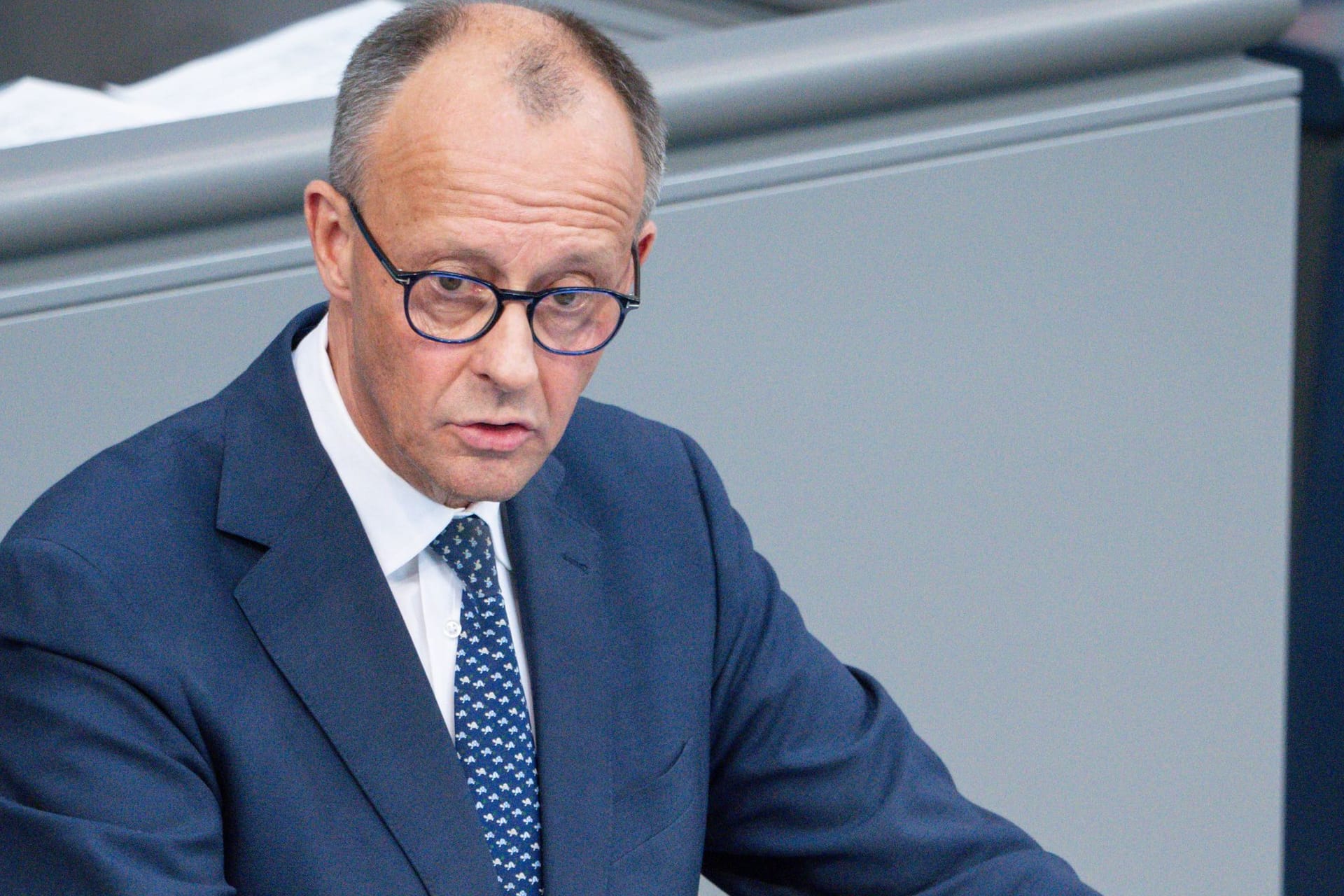 Friedrich Merz während seiner Regierungserklärung im Mai (Archivbild).