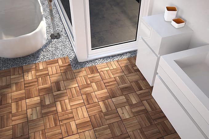 Terrassenböden: Ein Holzboden kann die Terrasse wohnlich und gemütlich machen.