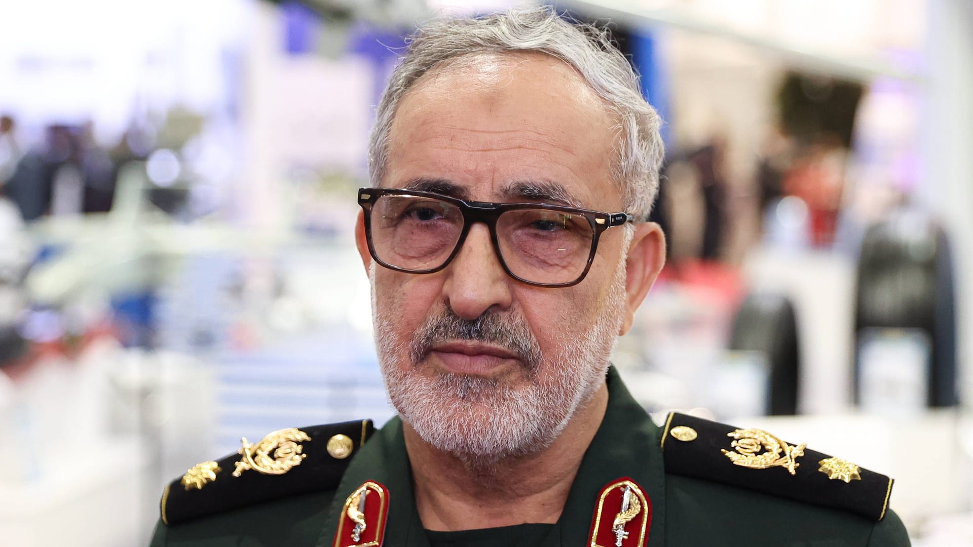 Ali Shadmani auf einer Militärmesse in Moskau.