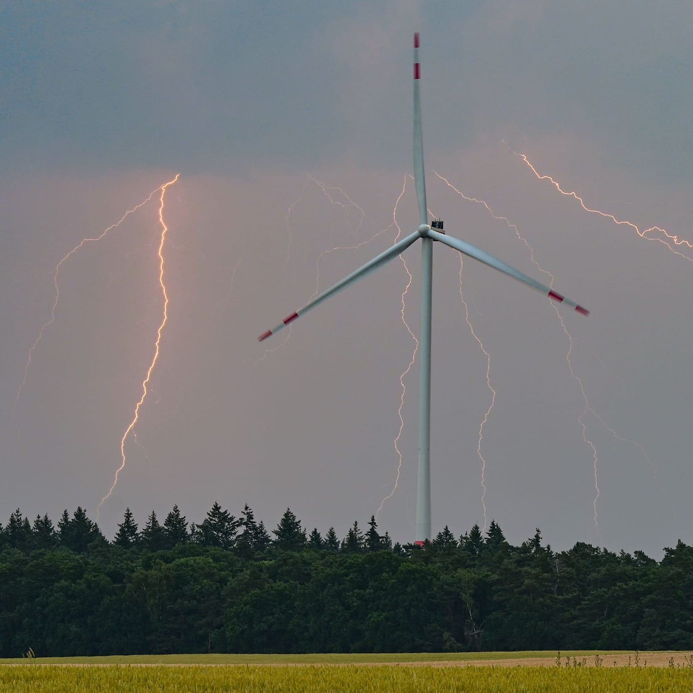Gewitter über Berlin und Brandenburg