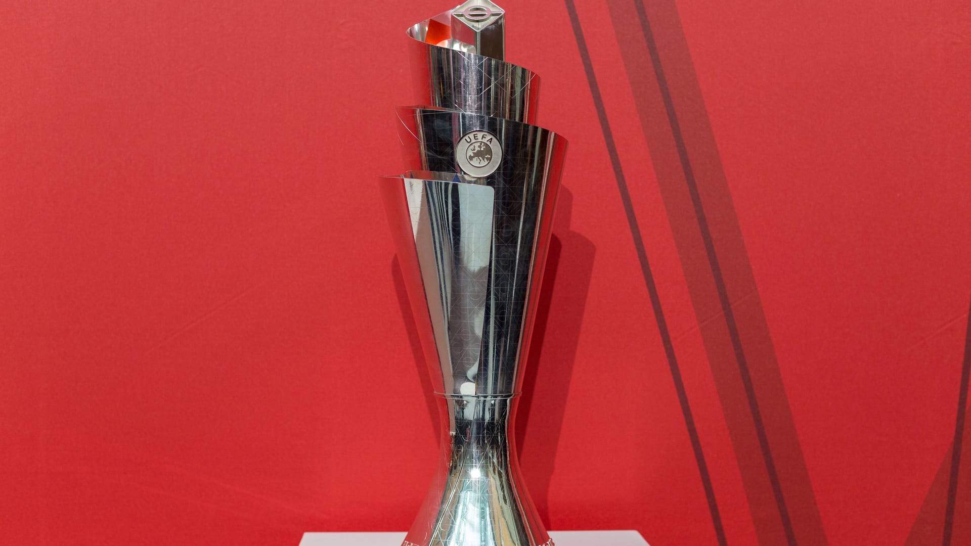 Die Nations-League-Trophäe: Um sie geht es am Sonntagabend in München.