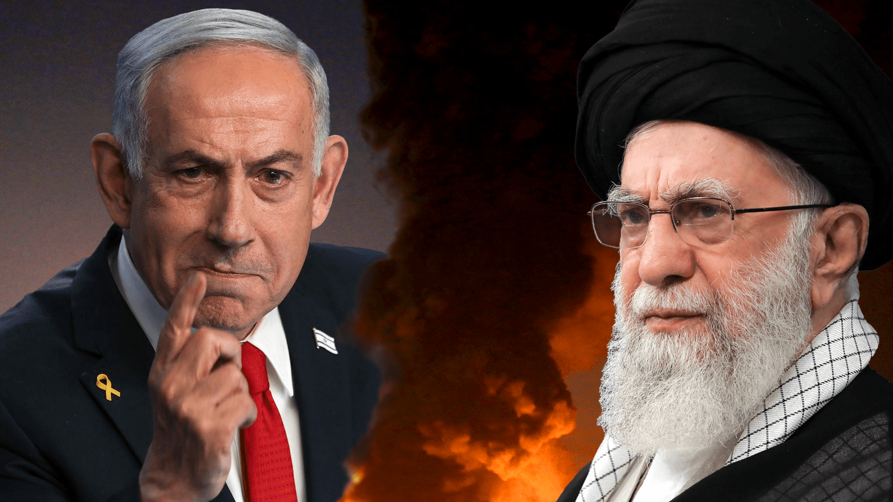 Benjamin Netanjahu und Ali Chamenei (Fotomontage): Letzterer regiert den Iran seit 1989, "Bibi" prägt die israelische Politik seit Mitte der 90er Jahre. Benjamin Netanjahu und Ali Chamenei (Fotomontage): Letzterer regiert den Iran seit 1989, "Bibi" prägt die israelische Politik seit Mitte der 90er Jahre.